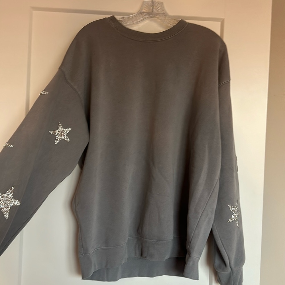 Embellished Star Crewneck